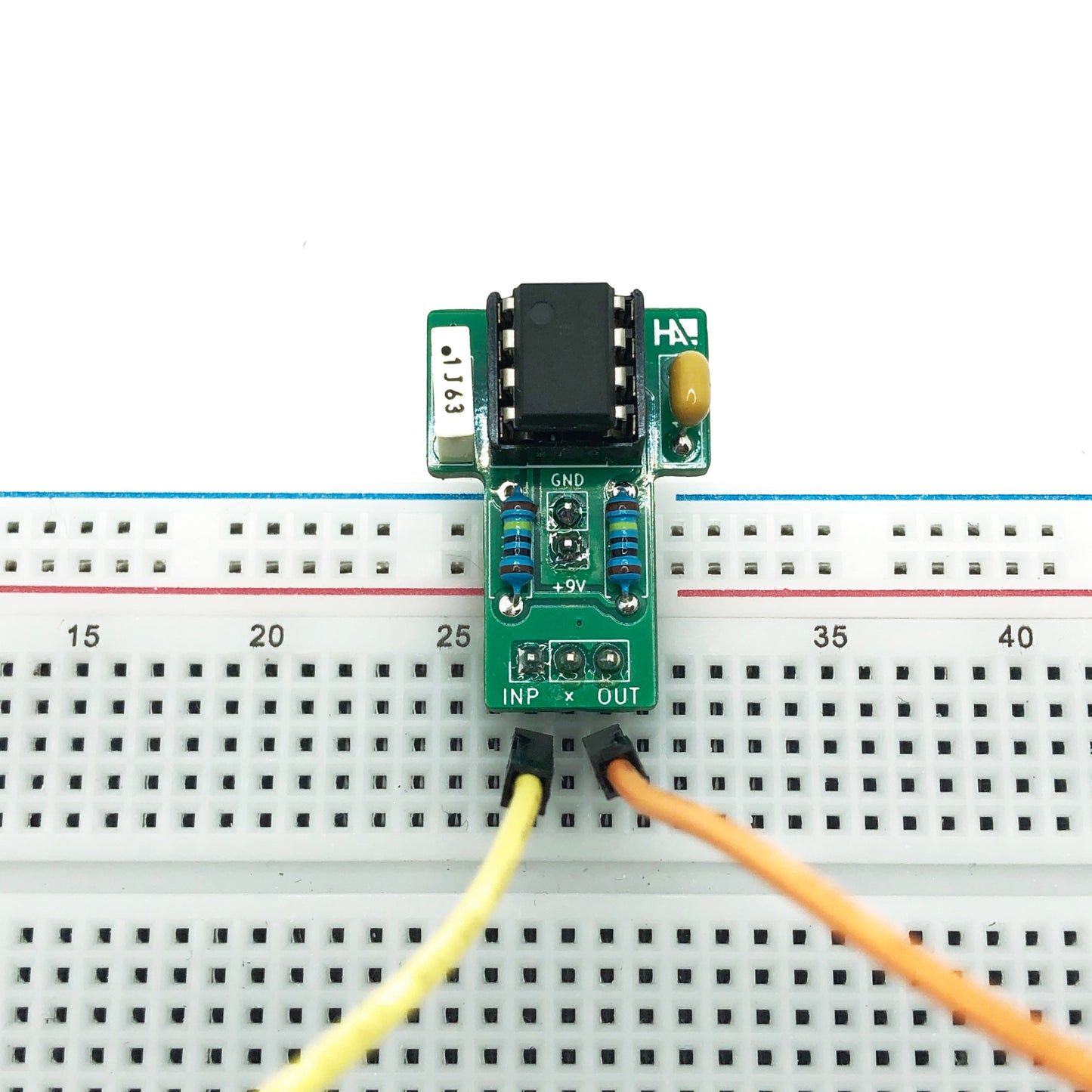 "Sweet Fit" Breadboard Breakout - TL071 Buffer