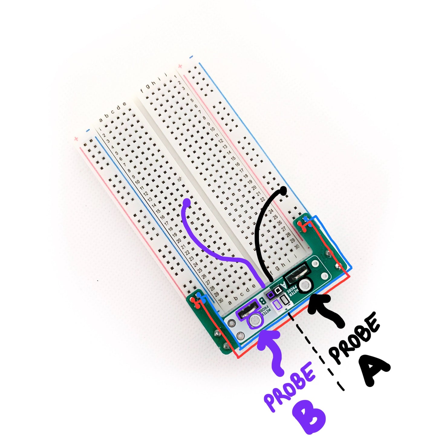 Breadboard Breakout - Probe Caddy
