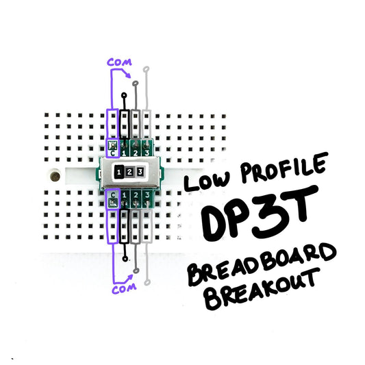 Breadboard Breakout - Switch DP3T