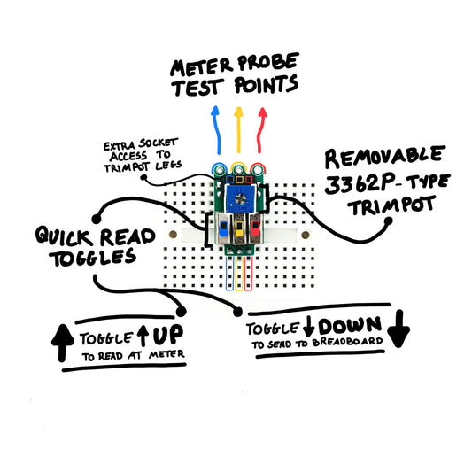 Breadboard Breakout - TrimSpot 3362P