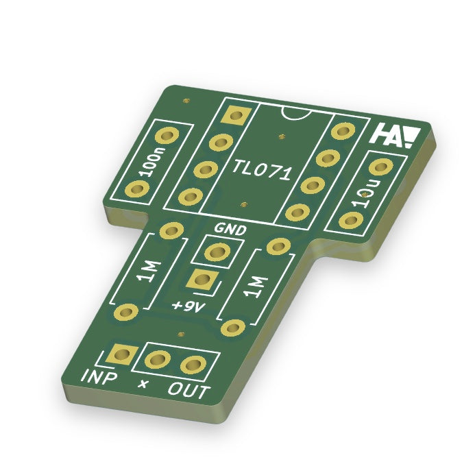 "Sweet Fit" Breadboard Breakout - TL071 Buffer