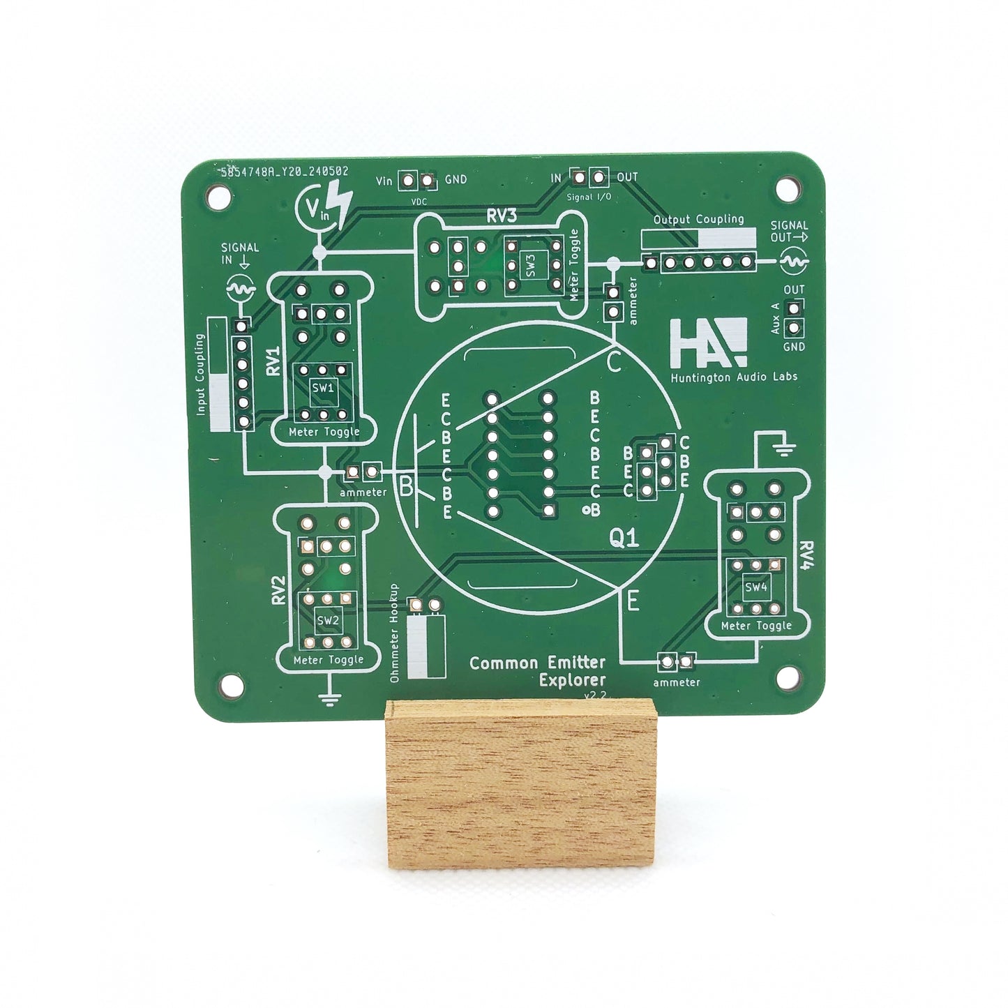 Common Emitter Explorer Board Kit [v2]